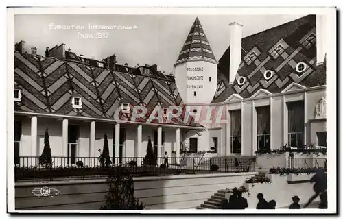 Cartes postales Paris Exposition internationale 1937 Pavillon de Bourgogne Franche Comte