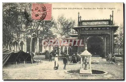 Cartes postales Paris Exposition Coloniale Pavillon des forets de l&#39Algerie