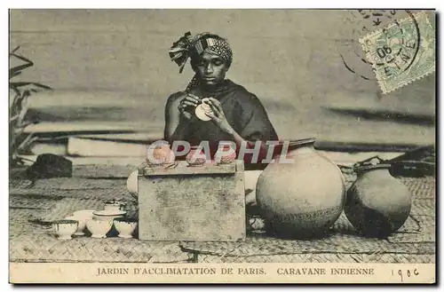 Cartes postales Paris Jardin D&#39Acclimatation Caravane indienne