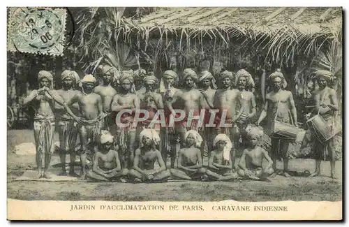 Ansichtskarte AK Paris Jardin D&#39Acclimatation Caravane indienne