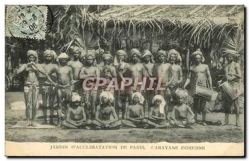 Cartes postales Paris Jardin D&#39Acclimatation Caravane indienne