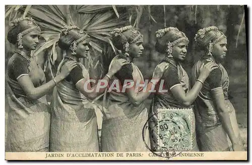 Cartes postales Paris Jardin D'Acclimatation Caravane indienne