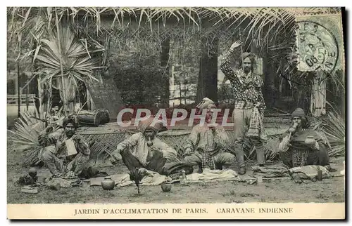 Ansichtskarte AK Paris Jardin D&#39Acclimatation Caravane Indienne