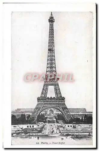 Cartes postales Paris La tour Eiffel