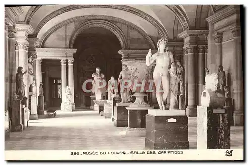 Cartes postales Musee Du Louvre Salle Des Cariatides