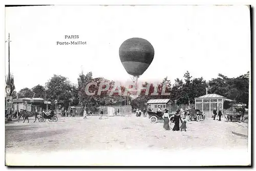 Ansichtskarte AK Paris Porte Maillot Ballon dirigeable