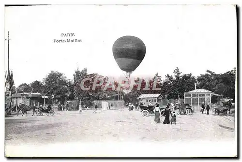 Cartes postales Paris Porte Maillot Ballon dirigeable