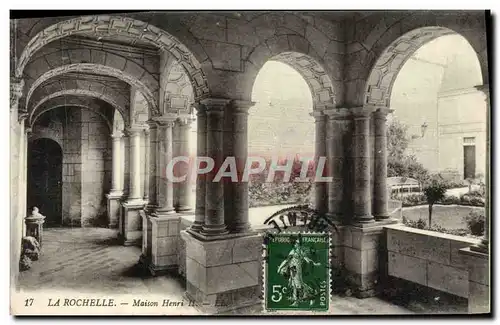 Cartes postales La Rochelle Maison Henri II