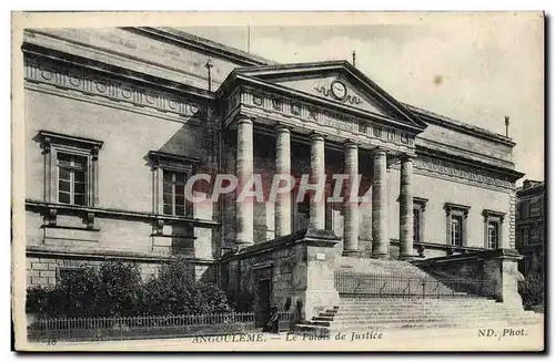 Cartes postales Angouleme Le Palais de Justice