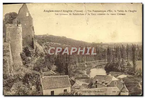 Cartes postales Angles sur L&#39Anglin Vue Panoramique d&#39Ete la vallee de l&#39Anglin Les coteaux de Boisdich