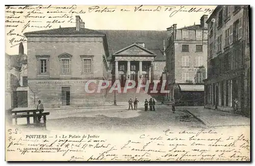 Ansichtskarte AK Poitiers Palais de Justice