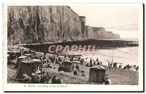 Ansichtskarte AK Ault La Plage et les Falaises