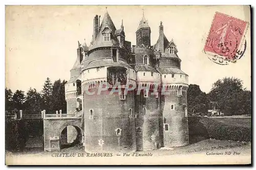 Cartes postales Chateau De Rambures Vue d'Ensemble