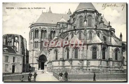 Cartes postales Noyon L'Abside de la Cathedrale