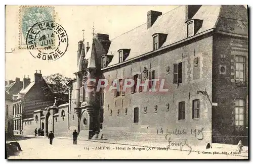 Cartes postales Amiens Hotel de Morgan