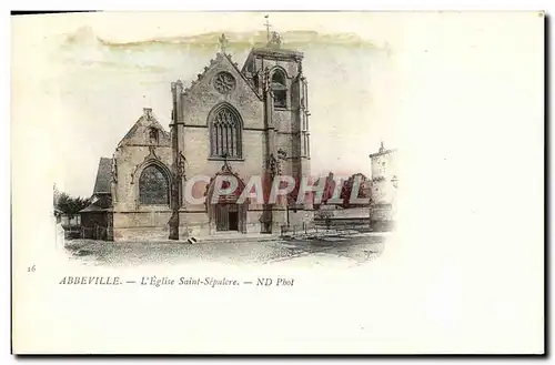 Cartes postales Abbeville L'Eglise Saint Sepulcre