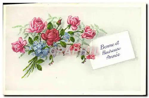 Cartes postales Fantaisie Fleurs