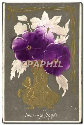 Cartes postales Fantaisie Fleurs