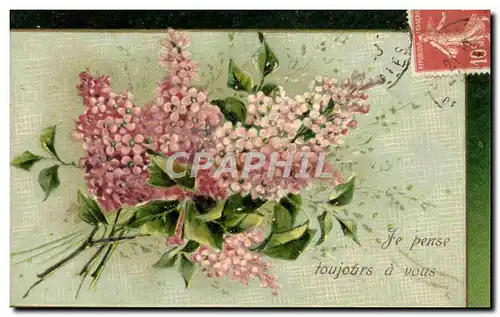 Cartes postales Fantaisie Fleurs