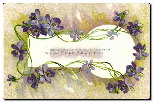 Cartes postales Fantaisie Fleurs