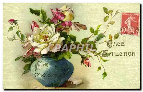 Cartes postales Fantaisie fleurs