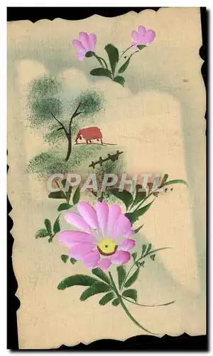 Cartes postales Fantaisie Fleurs