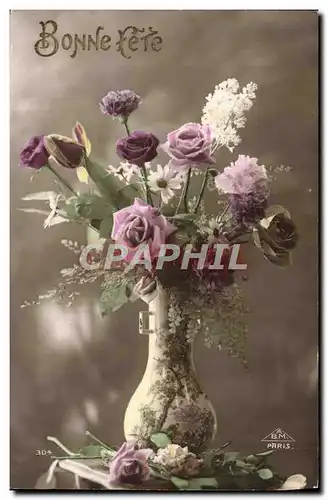 Cartes postales Fantaisie Fleurs