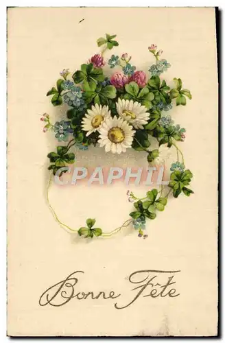 Cartes postales Fantaisie Fleurs