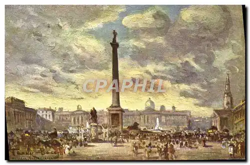 Cartes postales Trafalgar Square London Frank Boges