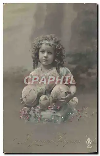 Cartes postales Fantaisie Enfant Oeufs