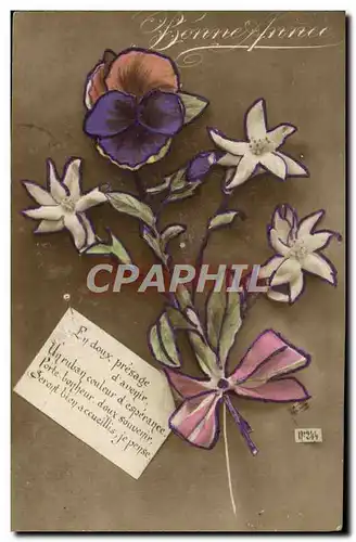 Cartes postales Fantaisie Fleurs