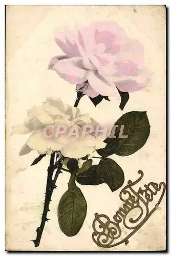 Cartes postales Fantaisie Fleurs