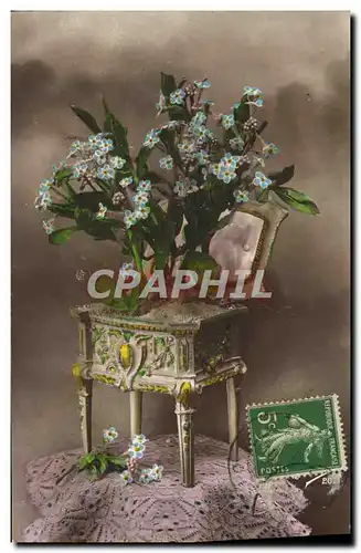 Cartes postales Fantaisie Fleurs