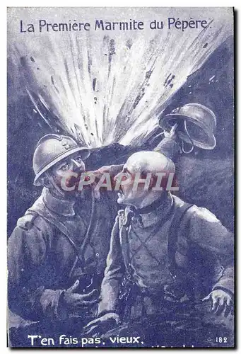 Cartes postales La Premiere Marmite du Pepere Militaria