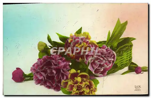 Cartes postales Fantaisie Fleurs