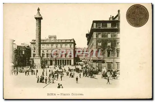 Cartes postales Roma Piazza Colonna