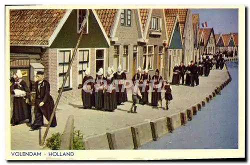 Ansichtskarte AK Volendam Holland Folklore