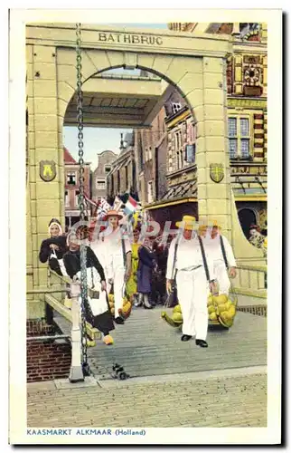 Cartes postales Kaasmarkt Alkmaar Folklore
