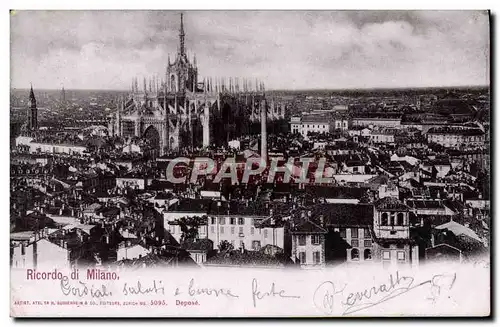 Cartes postales Ricordo Di Milano