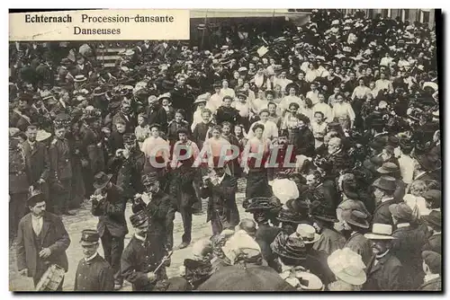 Ansichtskarte AK Echternach Procession Dansante Danseuses Folklore