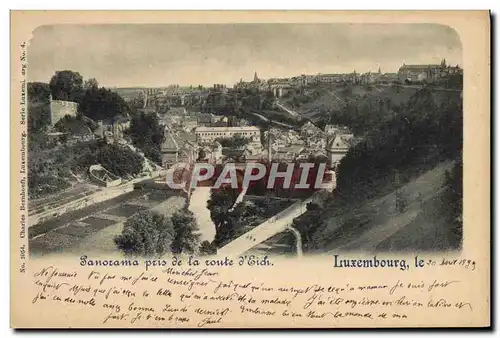 Ansichtskarte AK Luxembourg Panorama Pris de la Route d&#39Eich