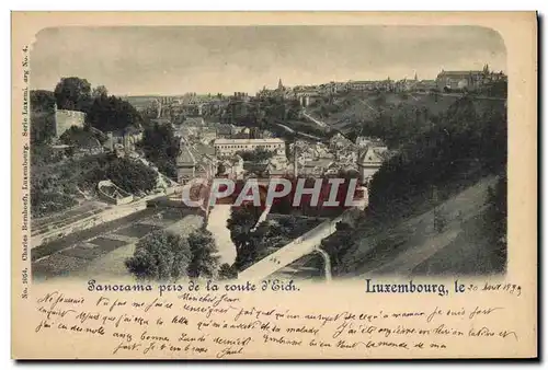 Cartes postales Luxembourg Panorama Pris de la Route d&#39Eich