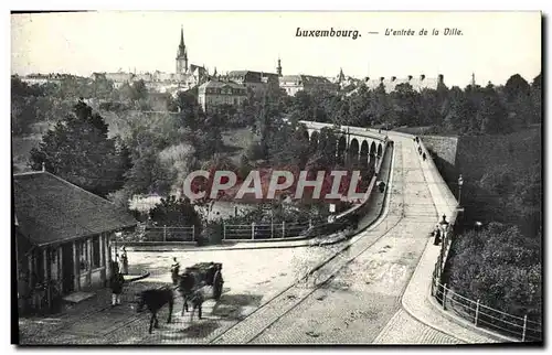 Cartes postales Luxembourg L&#39Entree de la Ville
