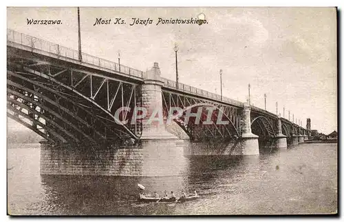 Cartes postales Warszawa Most Ks Jozefa Poniatowskiego Pologne Poland Polska