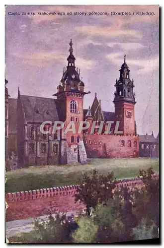 Cartes postales Czesc zamku krakowskiego od strony Polnocnej Wilanow