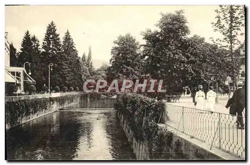 Cartes postales Baden Baden Partie an der OOs Beim Englischen Hof