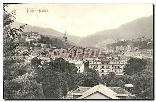 Cartes postales Baden Baden