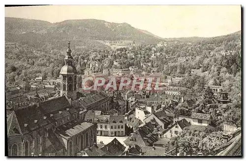 Cartes postales Baden Baden Vom Neuen Schloss gesehen