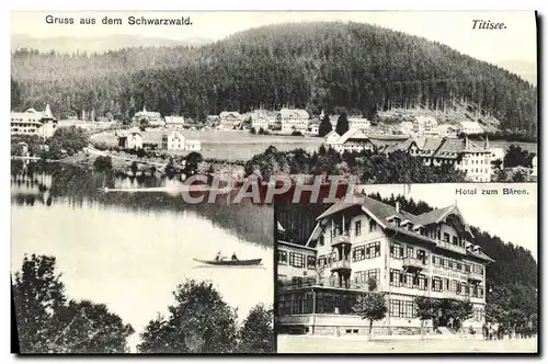 Cartes postales Titisee Gruss Aus Dem Schwarzwald Hotel zum Baren