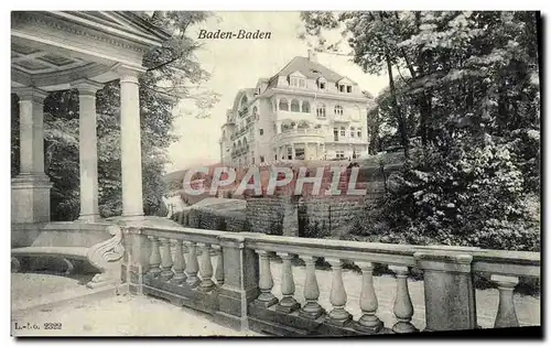 Cartes postales Baden Baden